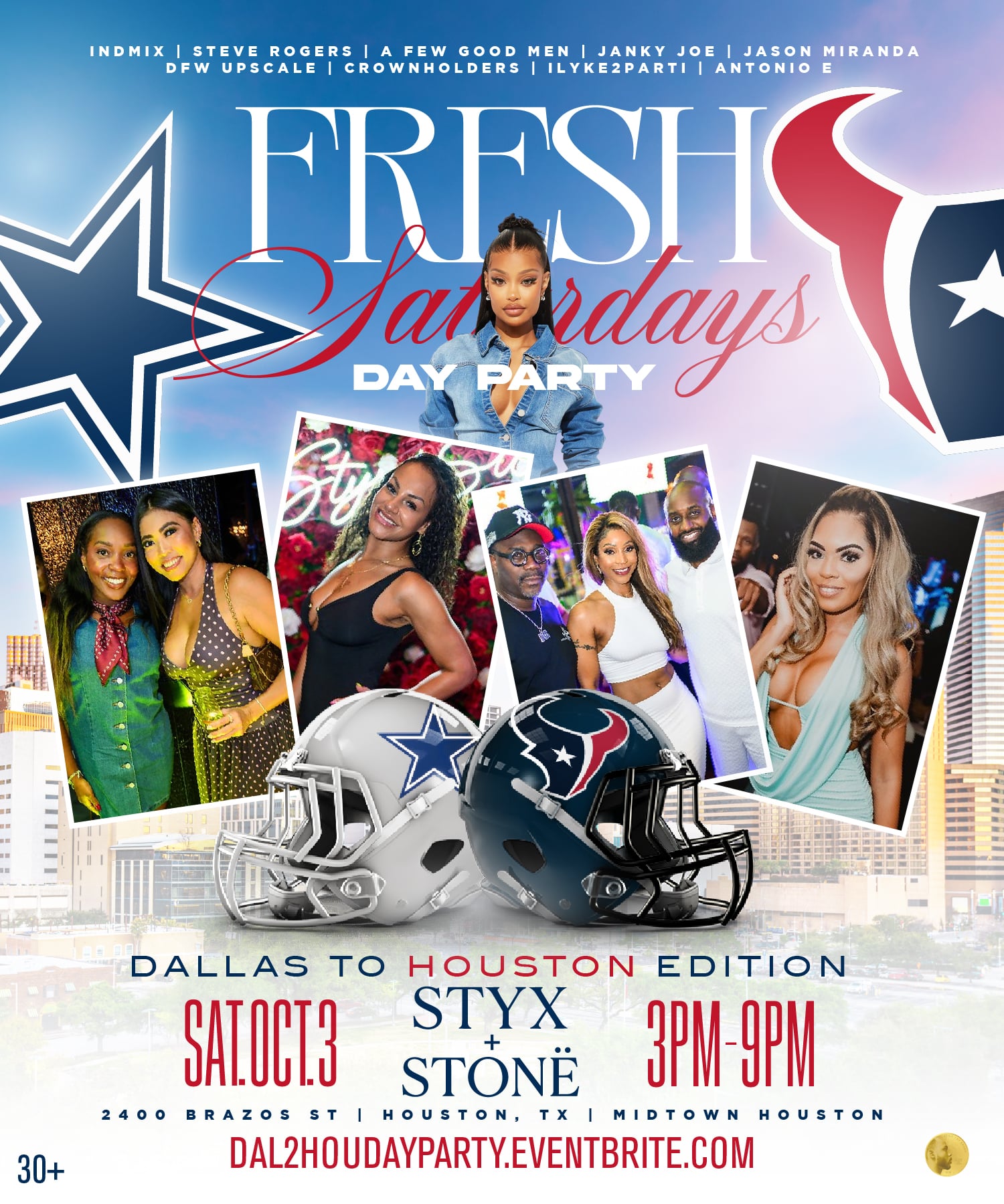 Fresh Saturdays Day Party, Dallas to Houston Edition flyer